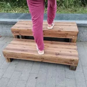 원목 방부목 강아지계단 애견 나무계단 높이 반려견 펫 페달