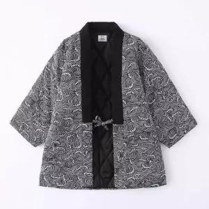 하오리 누빔 기모노 일본 한텐 유카타 커플잠옷 보온 가디건