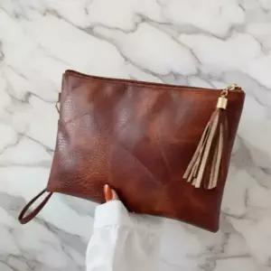 아트박스/신상오픈런 여성 파티 클러치백 태슬 디자인 스퀘어 핸드백