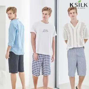 [케이실크][케이실크]() 국내생산 풍기인견 남성 파자마 (3종)_683602