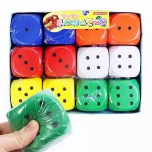 주사위 12개 공 놀이 스펀지 주사위 소프트 볼 게임