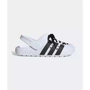 매장정품 아디다스 ADIDAS 아딜렛 클로그 2.0 - 화이트블랙 JR4027 ADMA 1446557