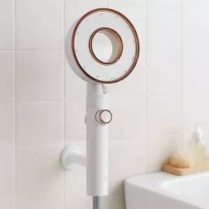 퓨어링 도넛 절수 수압 상승 3단 온오프 샤워기헤드