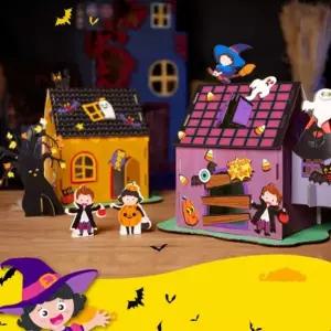 [키득키득]할로윈 종이 하우스 만들기 패키지