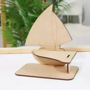 [키득키득]우드공예 MDF DIY 작품데코 탁상선반 돗단배