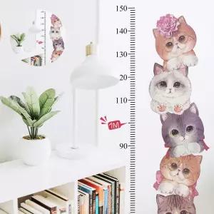 시트지 성장기록 키재기 고양이 아이방 측정