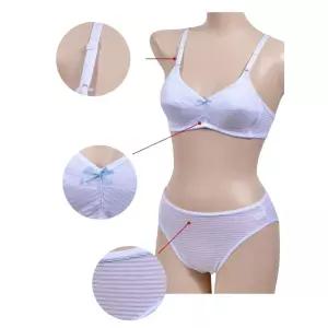 주니어 브라 팬티 세트 B컵 2단계 10대 여자 속옷
