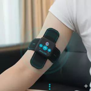 저주파미니마사지기 어깨 복부 목 등 온열 마사지기 안마기 개인용