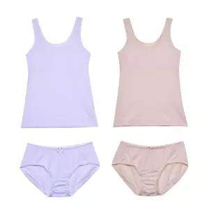 부드러운 주니어 초등 브라런닝 팬티 세트 이너웨어