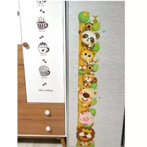 선물 유아 아동방 포인트 인테리어 키재기 스티커 동물