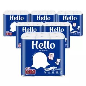 [헬로] 엑스트라롱 화장지 40m 18롤 6팩