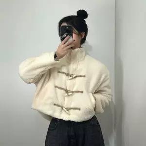 아트박스/갓샵 떡볶이 양털 뽀글이 덤블 집업 퍼 자켓 2color T142