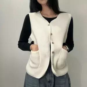 아트박스/갓샵 양털 뽀글이 조끼 베스트 2color 후리스 플리스 T141