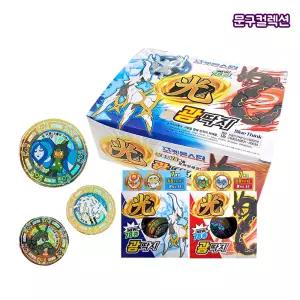 포켓몬스터 광딱지 (BOX) 빛나는 원형 종이딱지 포켓몬 피카츄 캐릭터딱지 장난감 배틀 완구