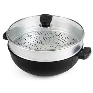 퀸센스 IH인덕션 2단찜기 멀티웍 32cm/찜냄비