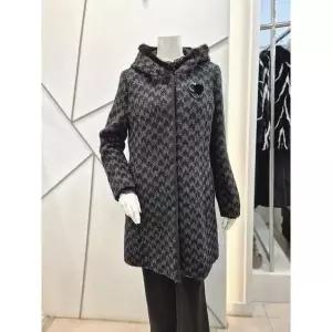 [쉐르담] 세이브존01 후드 밍크 알파카 코트 CG4 853HC_P414850590