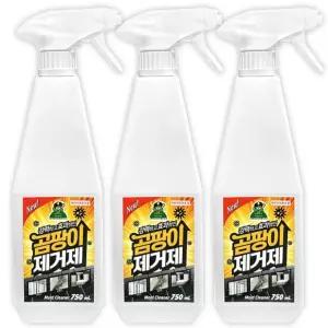 산도깨비 곰팡이 제거제 세정제 스프레이 750ml 3개