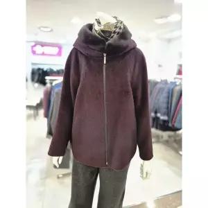 [쉐르담] 세이브존01 밍크 카라 알파카코트 CI4 013HC WN _P415238237