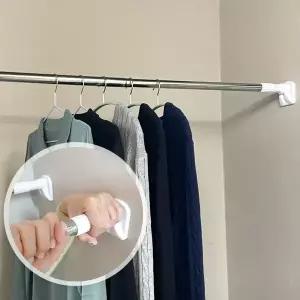 못없이 압축 행거 커튼봉 80-140cm