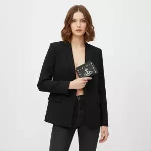 VIVIENNE WESTWOOD 26SS 스터드 플랫 지갑 5403000FM L00DN N402)