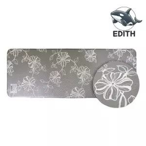 부드러운 주방 발매트 플로랄 디자인 쿠션 발판