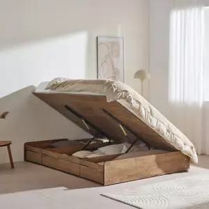 잉글랜더 생드니 무헤드 리프트업 수납 침대 서랍형(매트제외-Q)