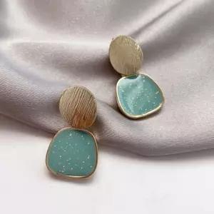 펄 원석 골드 귀걸이 반짝이 러블리 여성 쥬얼리