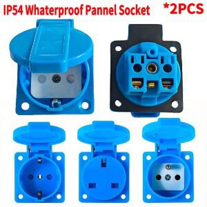 IP54 16A Triple Protection Socket | WaterDustExplosion Proof with EUUK Plug for Outdoor Power Tool
