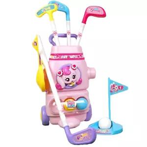 유아 실내체육 티니핑 골프매트 캐디백 풀세트 캠핑 어린이날 퍼팅