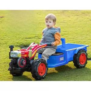 경운기 장난감 전동 중장비 패키지 전동차 그린 사륜