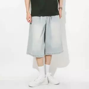 [해리슨] 핀턱 버뮤다 6부 데님 팬츠 HA-1174 JEN1076