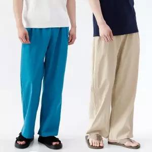 [해리슨] 린넨 원턱 일자 와이드 팬츠 L100 LJE1104