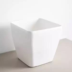 화이트아크릴 대형화분 32X30cm 조화 꽃꽂이 인테리어