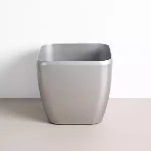 메탈그레이아크릴 대형화분 28X25cm 조화 꽃꽂이 장식