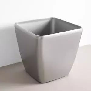 메탈그레이아크릴 대형화분 32X35cm 조화 꽃꽂이 장식