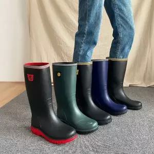 [신세계라이브쇼핑][옷자락] 남성 사계절 방수 롱 쿠션 부츠