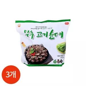 해드림 부추 고기순대 500g x 3개