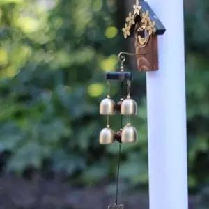 우드 그린 현관 종 현관 풍경 말편자 부엉이종 코뚜레풍경종