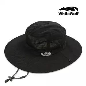 화이트울프 등산 메쉬 모자 정글모 부니햇 낚시 캠핑 트래킹 자외선차단
