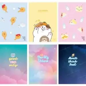 [문구/오피스] 디자인공책 노트 디자인노트 캐릭터 48개입