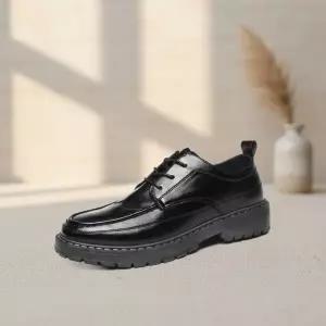 남성 드레스 레더 캐쥬얼 베이직 단화 신발