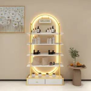 화장품 선반 피부샵 에스테틱 향수 조명 수납 진열대 뷰티샵