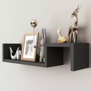 [생활] 3종세트 인테리어 원목선반 3컬러 내추럴물결 진열대