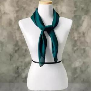 [하프클럽/옷자락]여성 일상용 간절기 사각 쁘띠 광택 스카프