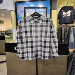 행텐주니어 세이브존06 주니어 시어서커 체크 셔츠 남방 14570-020-406-68