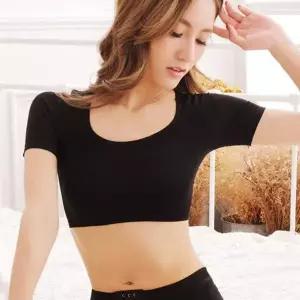 [셀러에이드]여름 겨땀숏탑 겨드랑이 땀흡수 패드 브라 이너 숏탑