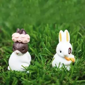 [셀러에이드]미니어처토끼 세트 12종 미니어처 토끼