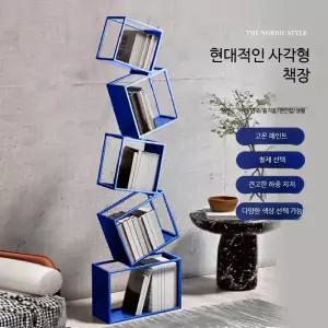 인테리어 북타워 책꽂이 선반장 진열 모던 북쉘프 블랙