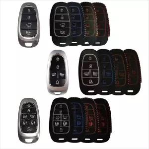 D21 더뉴싼타페호환 TM F L 20-23년 스마트키 가죽 SO