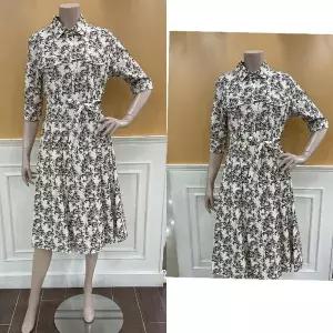 [BCBG] M백화점 드로잉 플라워원피스 B6B3O679 (S48019417)